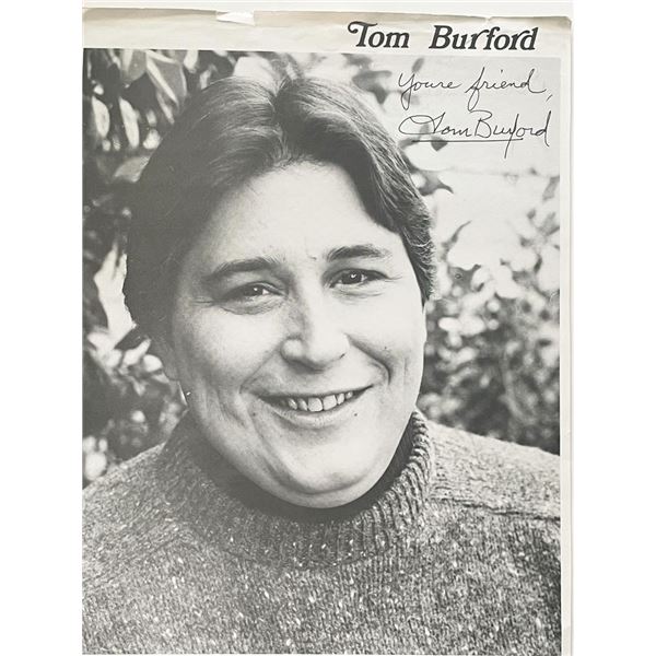 Tom Burford signed photo