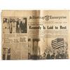Image 1 : 1963 The Bastrop Daily Enterprise - Kennedy is Laid to Rest - Original Vintage Newspaper