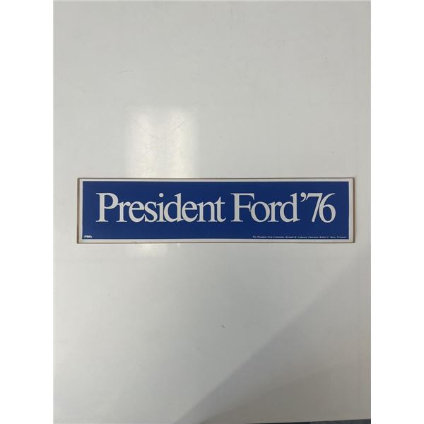 Gerald Ford presidential campaign bumper sticker