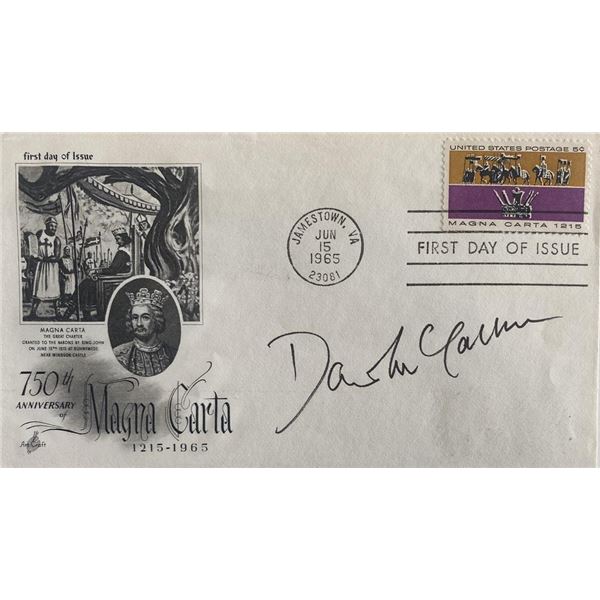 David McCallum signed First Day Cover
