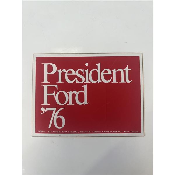 Gerald Ford presidential campaign  sticker