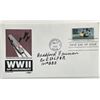 Image 1 : WW2 veteran Bradford Freeman signed first day cover