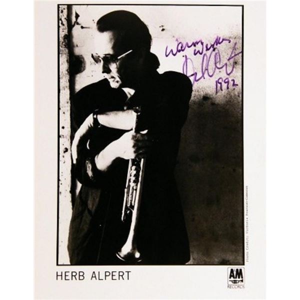 Herb Alpert signed photo