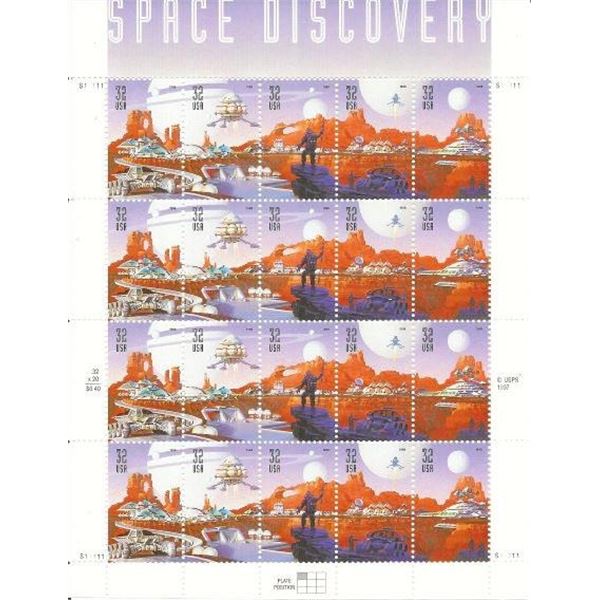 Space Discovery Stamps