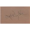 Image 1 : Nat King Cole signature slip