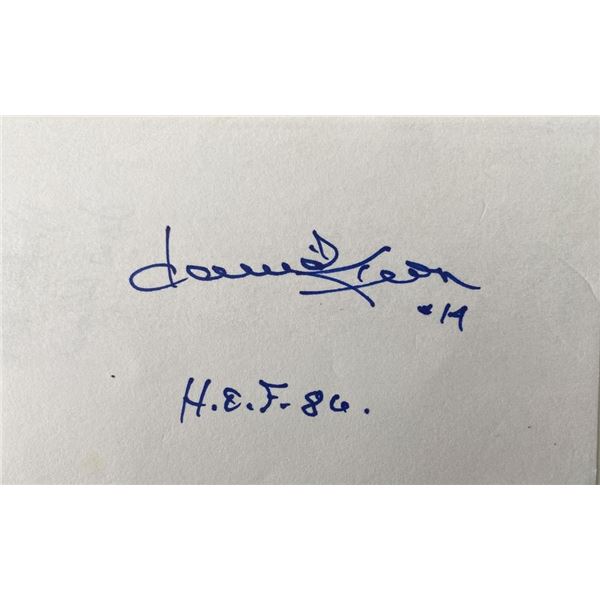 NHL HOF Dave Keon_x000d_ original signature