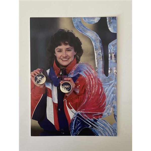 Olympian Bonnie Blair signed photo