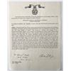 Image 1 : Medal of Honor Recipient Thomas James Kinsman and Richard Nixon signed letter