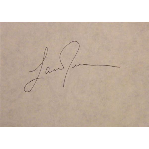 Lana Turner signature slip