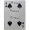 Image 1 : Doris Eaton Travis signed playing card