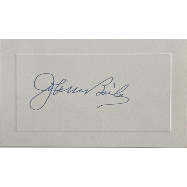 Democratic National Committee John M. Bailey original signature