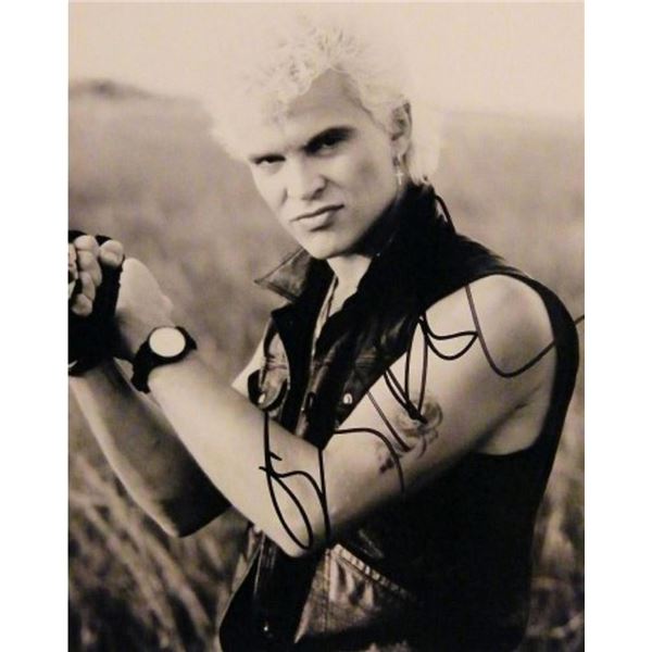 Billy Idol signed promo photo
