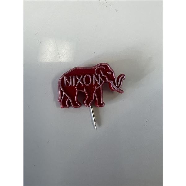 Nixon republican elephant pin