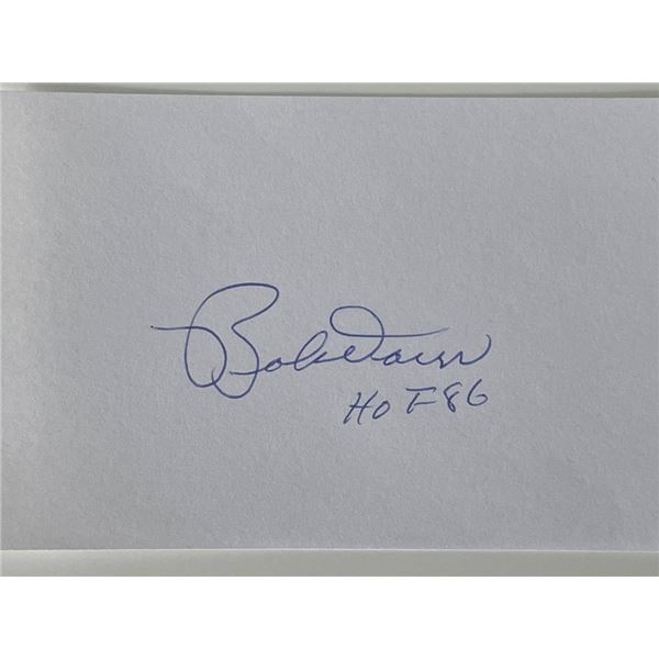 Boston Red Sox Bobby Doerr autograph note