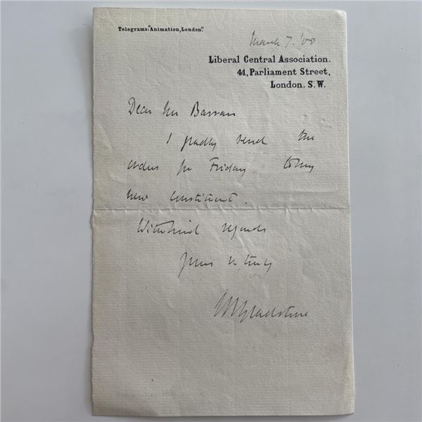 British parliament signed note