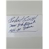 Image 1 : Baseball player Robert Scott autograph note