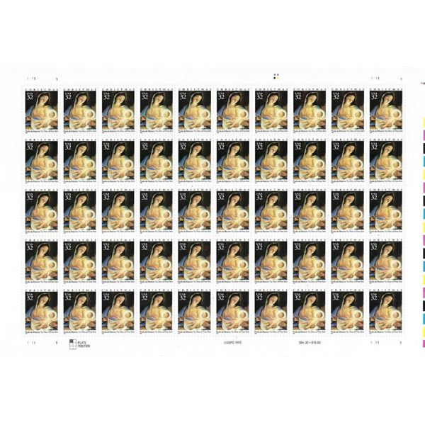 Traditional Christmas: Madonna and Child Stamps