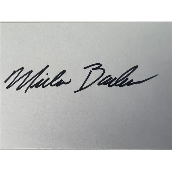 Professional golfer Miller Barber original signature