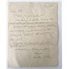 Image 1 : Actor Franklin Cover signed letter