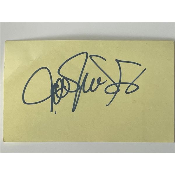 Kids on the Block Joey McIntyre autograph note