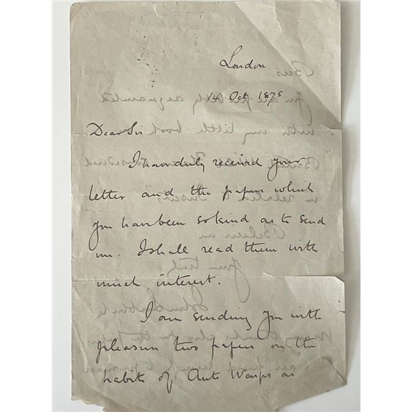 1875 signed letter