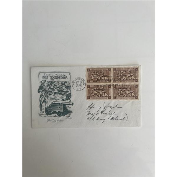 U.S. Army Deputy Judge Advocates General Harry J. Engel signed FDC