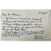 Image 1 : WW2 fighter pilot J.J. Hudson signed note