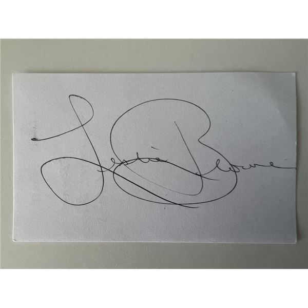 Prima ballerina Leslie Browne original signature