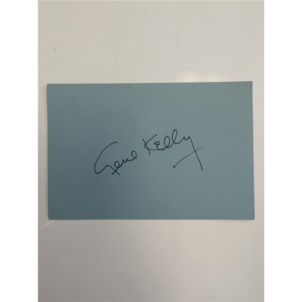 Singin' in the Rain Gene Kelly original signature
