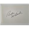 Image 1 : The Shing Billie McBride autograph note