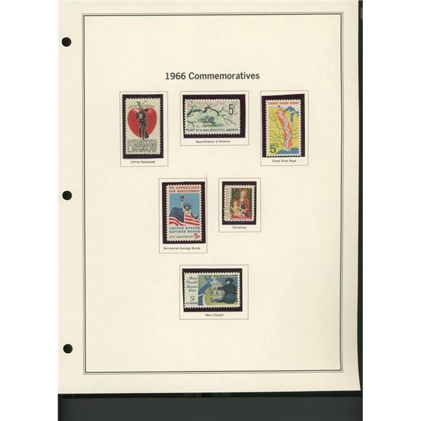 1966 United States Commemorative Stamp Set