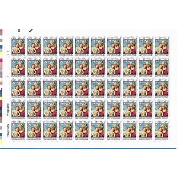 Traditional Christmas: Madonna and Child Stamps