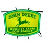 Image 1 : John Deere Quality Farm Equipment Neon Sign (Tested - Working) In Original Box