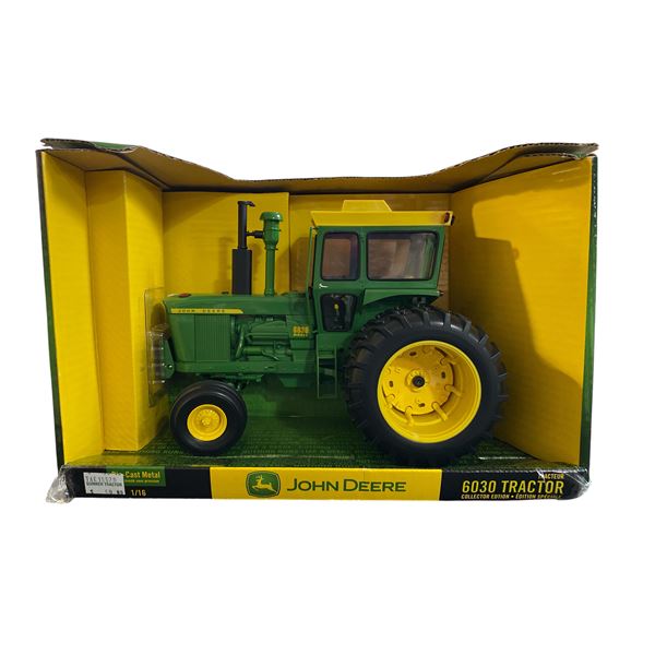 John Deere 6030 Tractor Collector Edition Die Cast Metal 1/16 Scale In Original Box