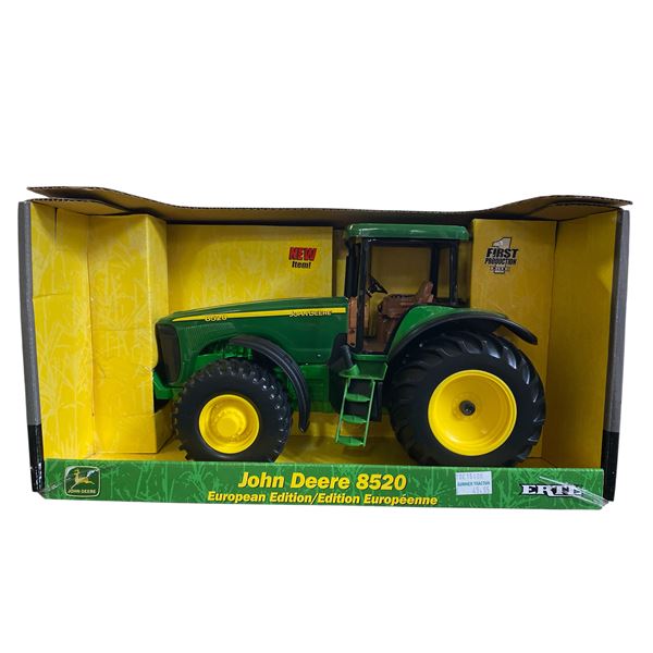 John Deere 8520 European Edition Die Cast Metal 1/16 Scale In Original Box