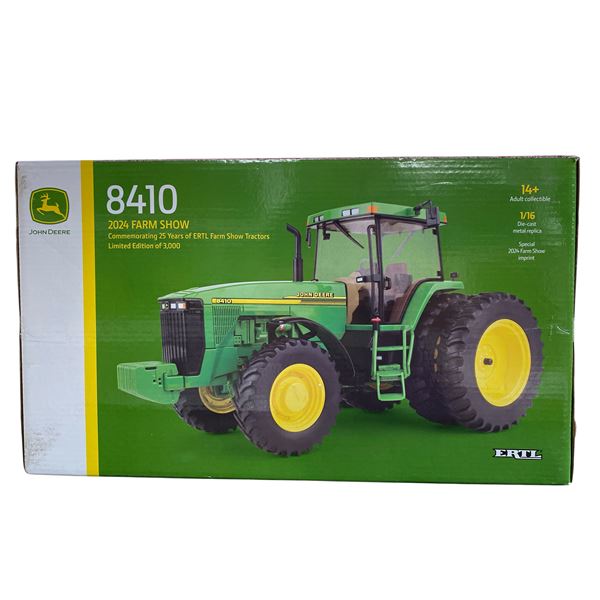 John Deere 8410 2024 Farm Show Salon Agricole Limited Edition of 3000 Diecast Metal Replica 1/16 Sca
