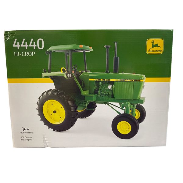 John Deere 4440 Two-Cylinder Club HI-Crop 1/16 Scale Diecast Metal Replica In Original Box