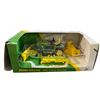 Image 1 : John Deere 345 Lawn Tractor Diecast Metal Construction 1/16 Scale In Original Box