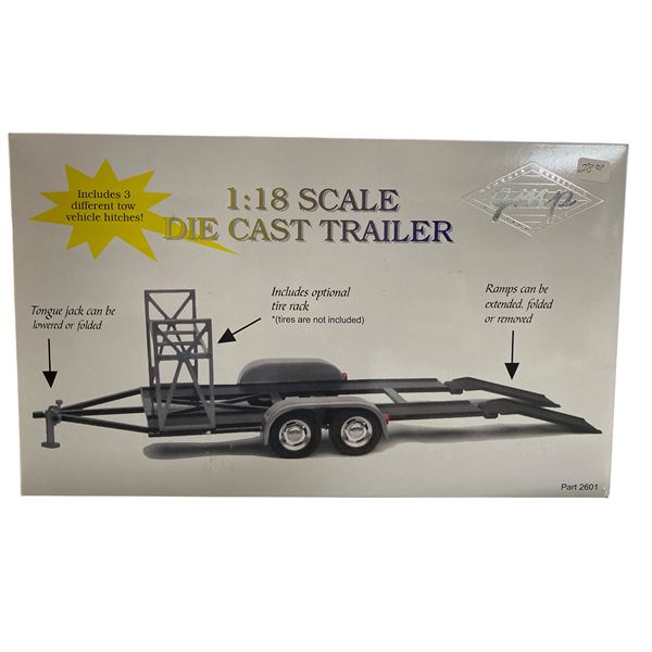 1:18 Scale Diecast Trailer In Original Box