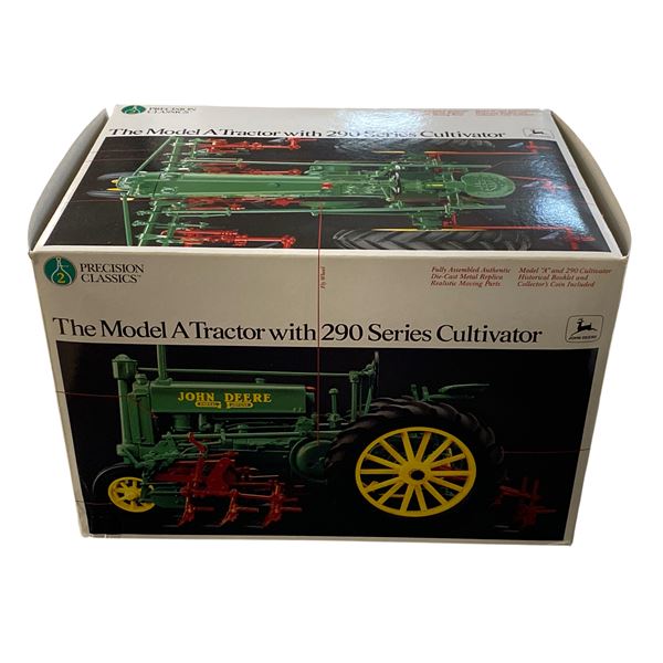 John Deere Precision Classics 2 The Model A Tractor w/290 Series Cultivator 1/16 Scale 5633 In Origi