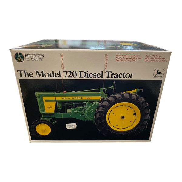 John Deere Precision Classics 10 The Model 720 Diesel Tractor 1/16 Scale 5832 In Original Box