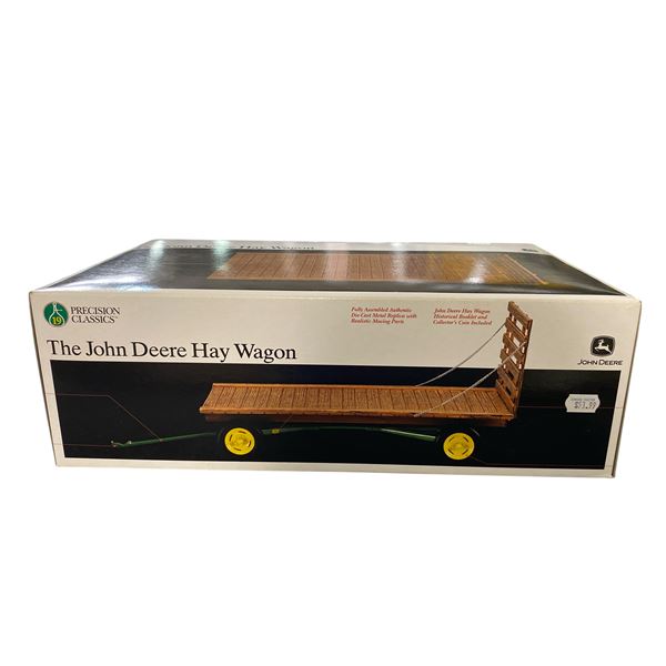 John Deere Precision Classics 19 The John Deere Hay Wagon 1/16 Scale 15134 In Original Box