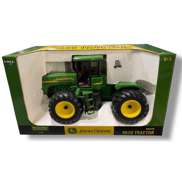 John Deere 9620 Tractor Model - Ertl 1:16 Scale Diecast in Original Box