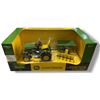 Image 1 : John Deere X728 Garden Tractor with Attachments - Ertl #1589 - 1:16 Scale Diecast in Original Box