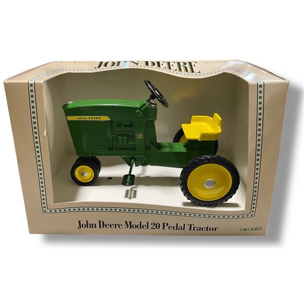 John Deere Model 20 Pedal Tractor  - Ertl #5917 - 1:16 Scale Diecast in Original Box