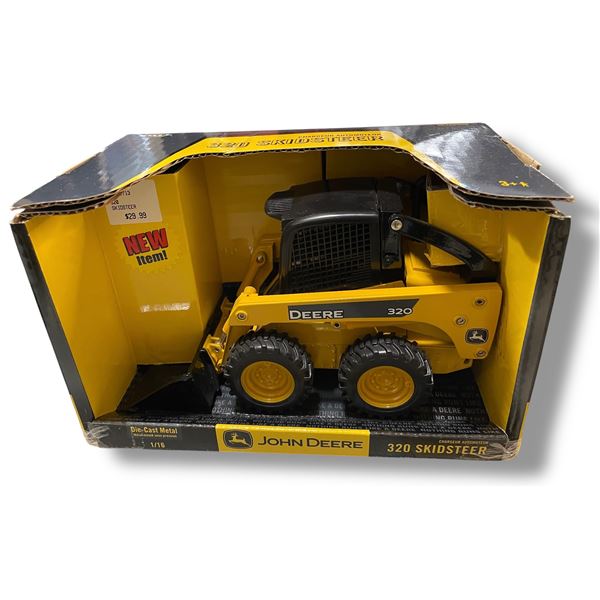 John Deere 320 Skidsteer  - Ertl/Britians #15713 - 1:16 Scale Diecast in Original Box