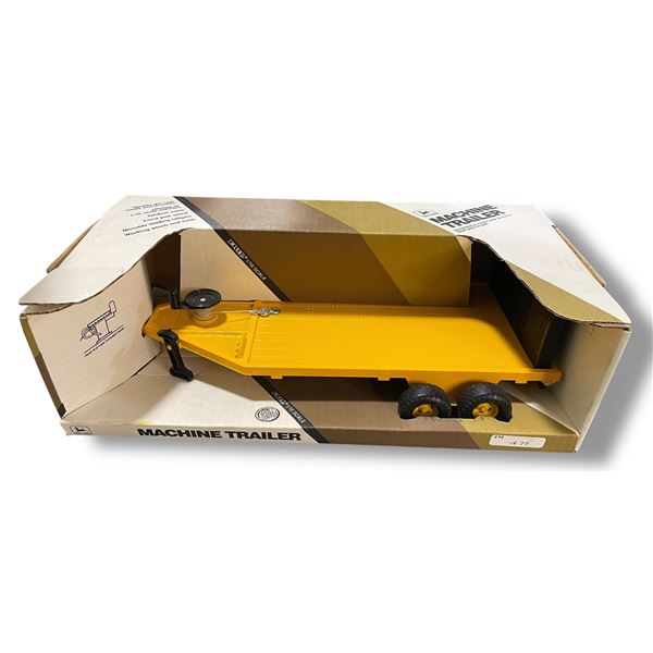 John Deere Machine Trailer- Ertl #594 - 1:16 Scale Diecast in Original Box