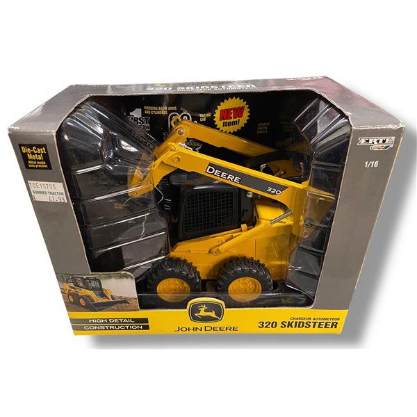 John Deere 320 Skidsteer - Ertl/Britians #15705 - 1:16 Scale Diecast in Original Box