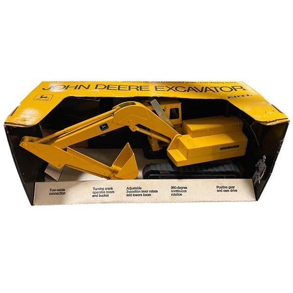 1970 John Deere Excavator - Ertl #505 - 1:16 Scale Diecast in Original Box