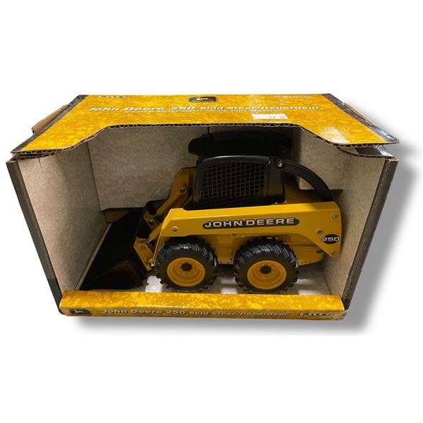 John Deere 250 Skid Steer- Ertl #15011 - 1:16 Scale Diecast in Original Box
